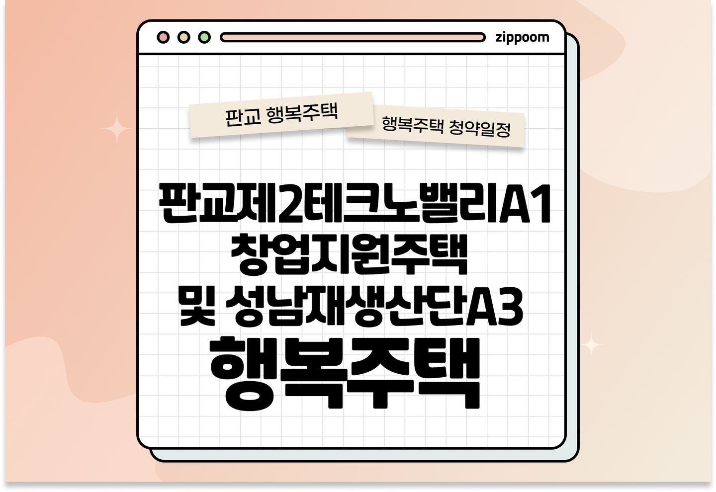 판교제2테크노밸리A1 창업지원주택 및 성남재생산단A3 지역전략산업지원주택 행복주택 입주자 모집공고, 신청방법, 청약일정 바로 알아보기! thumbnail
