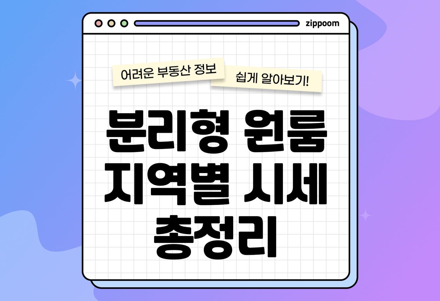 서울 분리형 원룸 시세 2025|지역별 월세·보증금 한눈에 보기 thumbnail