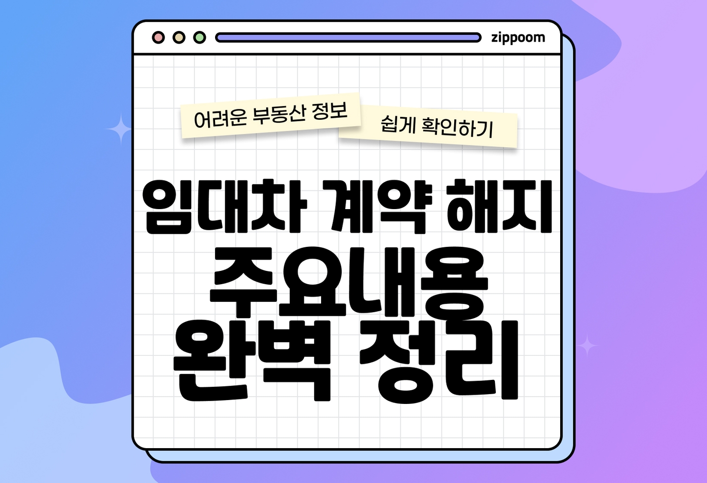 임대차 계약 해지 절차 완벽 정리 | 통보 시기·효력·소송까지 한 번에 (2026) thumbnail