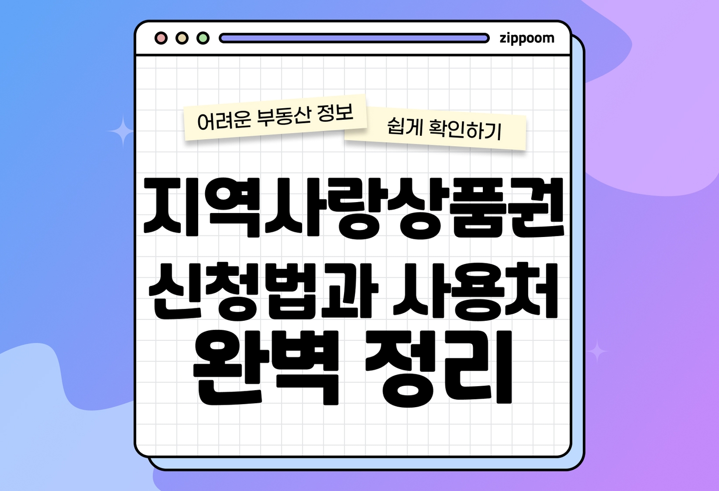 지역사랑상품권 구매·신청 방법, 할인율, 사용처 총정리 (2026) thumbnail
